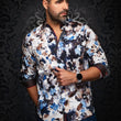 Load image into Gallery viewer, CHEMISE | MAGNUS, Blue Brown - AU NOIR
