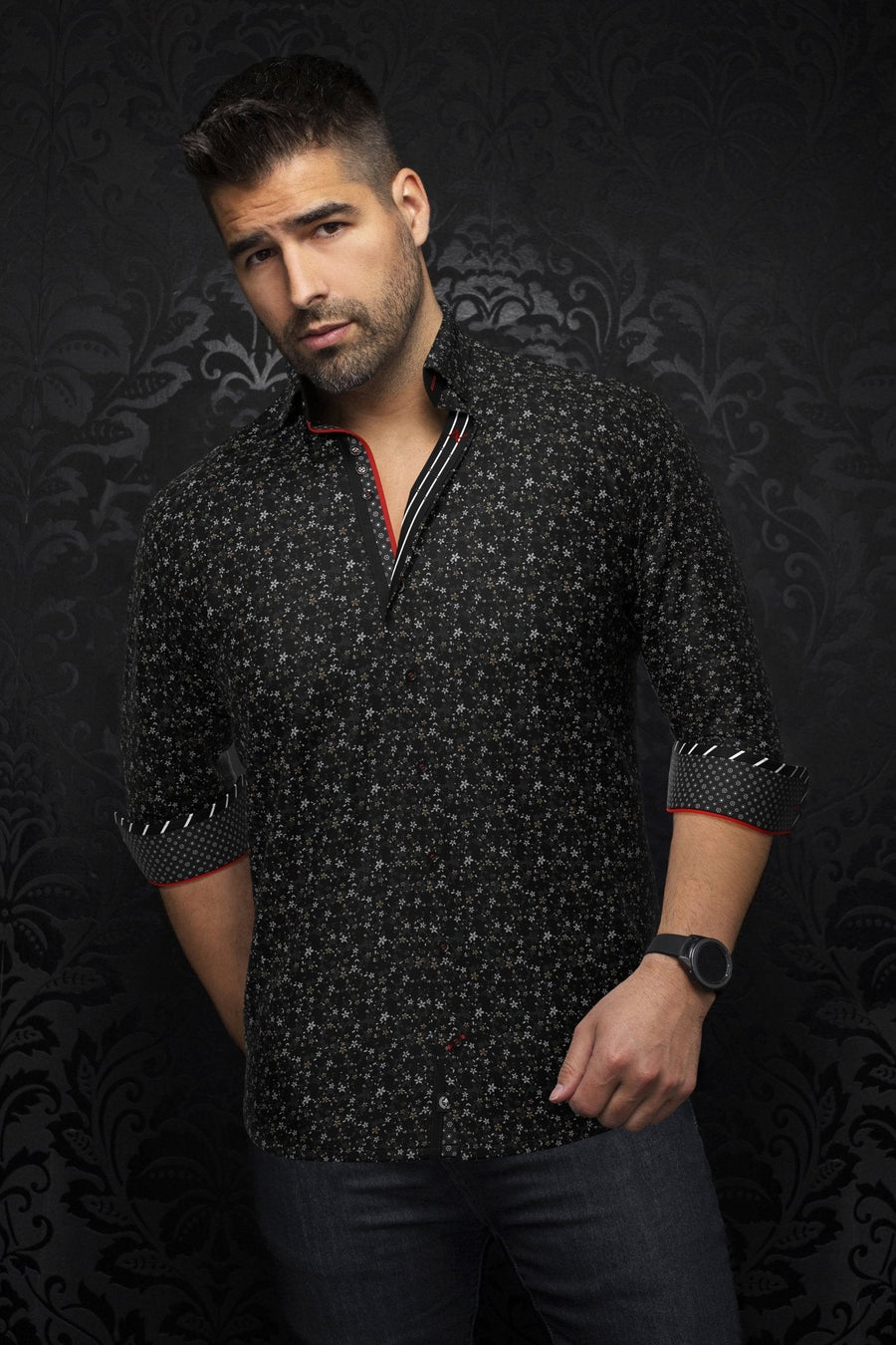 CHEMISE | MCBRYDE, Black Gold - AU NOIR