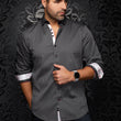 Load image into Gallery viewer, CHEMISE | SABAH, Black - AU NOIR
