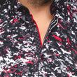Load image into Gallery viewer, CHEMISE | SORAN, Black Red - AU NOIR
