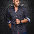 Load image into Gallery viewer, CHEMISE | STARSCREAM, Black - AU NOIR

