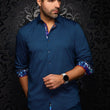 Load image into Gallery viewer, CHEMISE | SUNDANCE, Navy - AU NOIR

