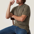 Load image into Gallery viewer, 34 HERITAGE | Pique Tee | Smokey Olive
