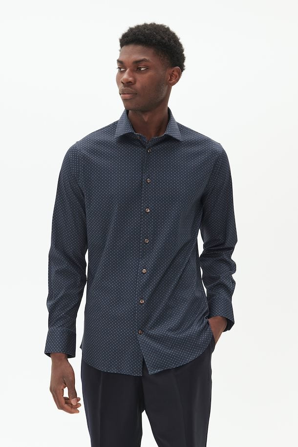 MATINIQUE | MAmarc Shirt Dark Navy - Brothers Clothing Co.