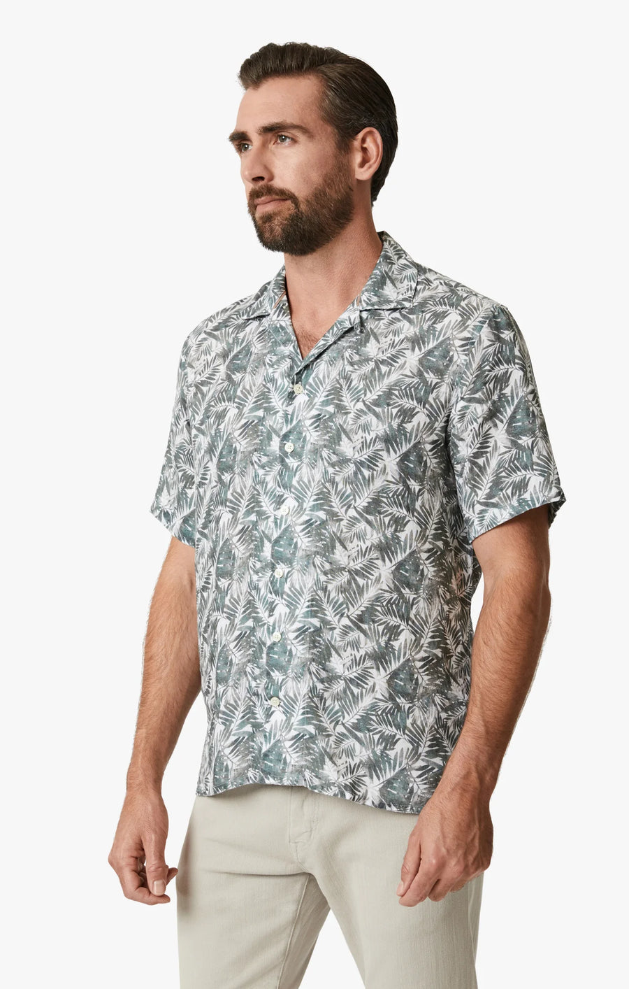 34 HERITAGE | Jungle Short Sleeve Shirt | Green