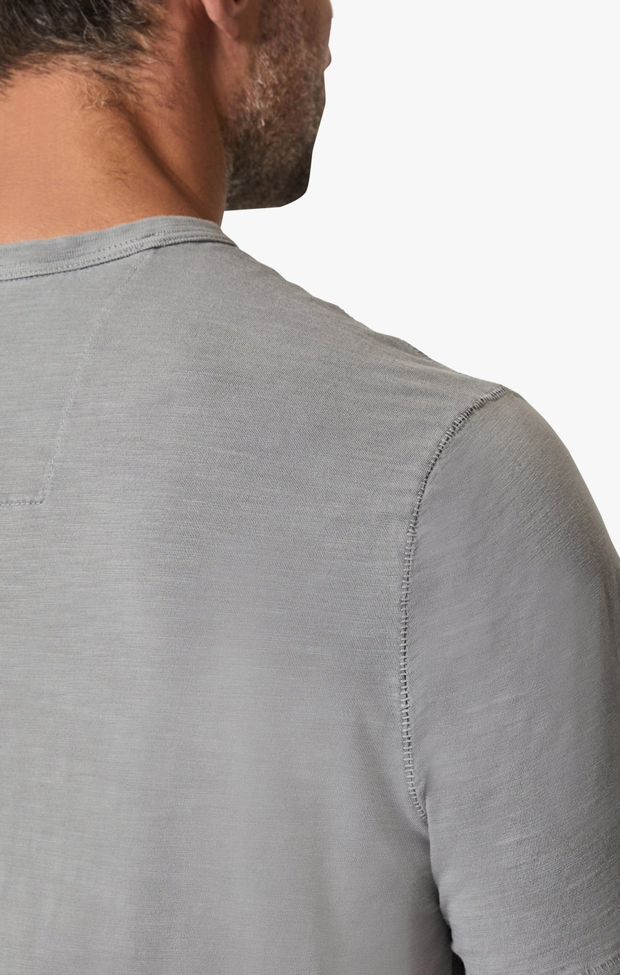 34 HERITAGE | Slub Crew Neck Tee | Gray