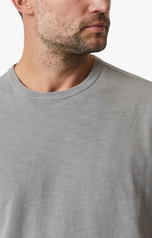 34 HERITAGE | Slub Crew Neck Tee | Gray