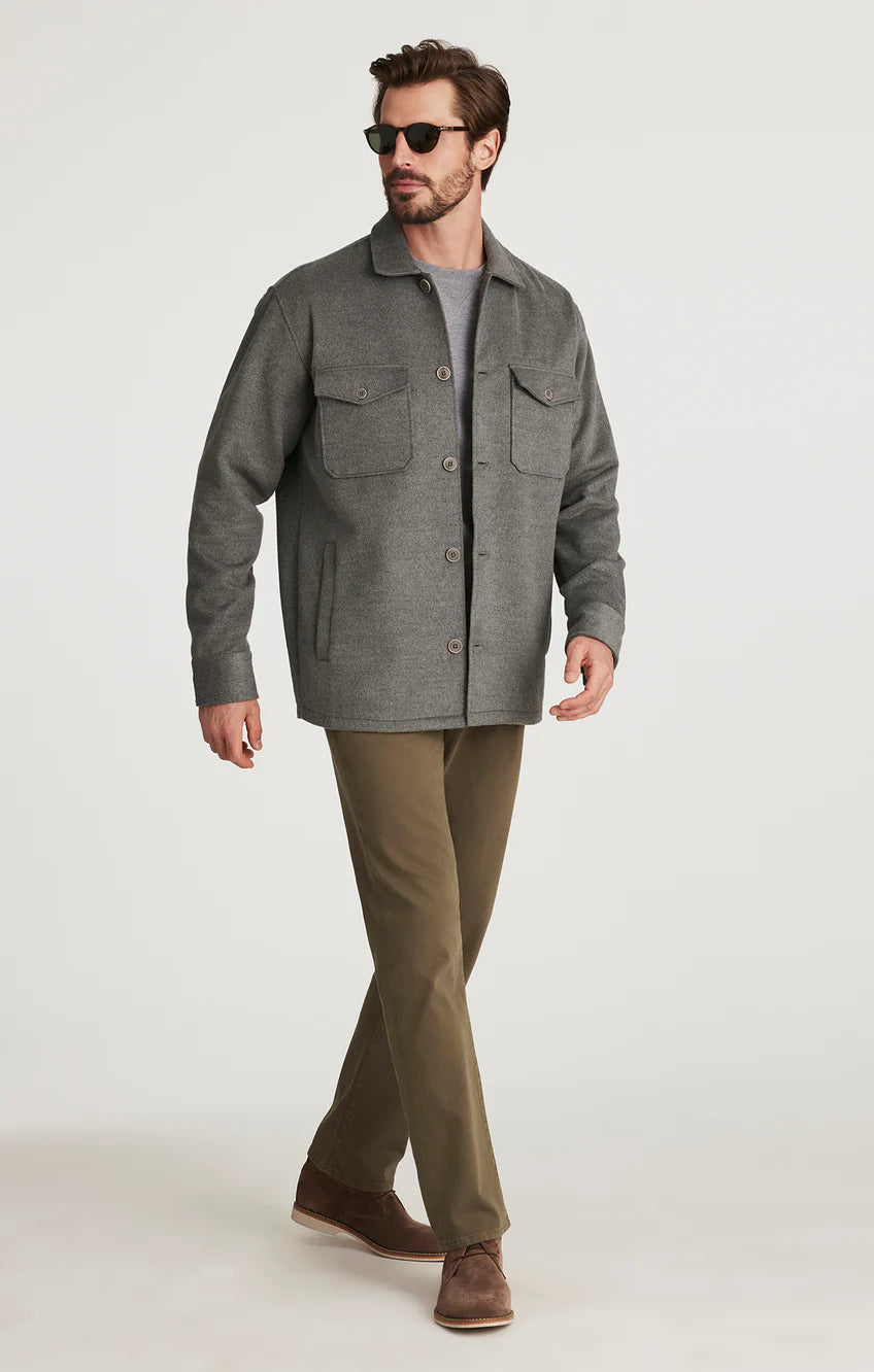 34 HERITAGE | Button Down Overshirt | Grey