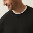 Load image into Gallery viewer, 34 Heritage | French Terry Crew Sweater | Black
