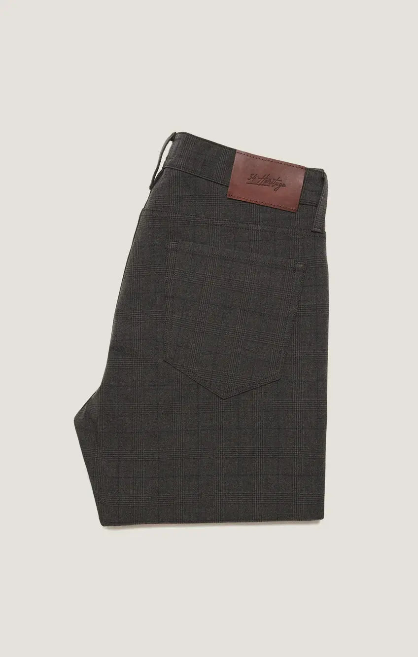 34 HERITAGE | Courage Straight Leg | Brown Elite Check 34 Heritage