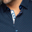 Load image into Gallery viewer, MANCHES COURTES EXTENSIBLE | ROSEFIELD, Navy Tobacco - AU NOIR
