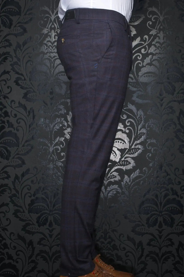 PANTALON | BERETTA - FARRELL, Plum - AU NOIR