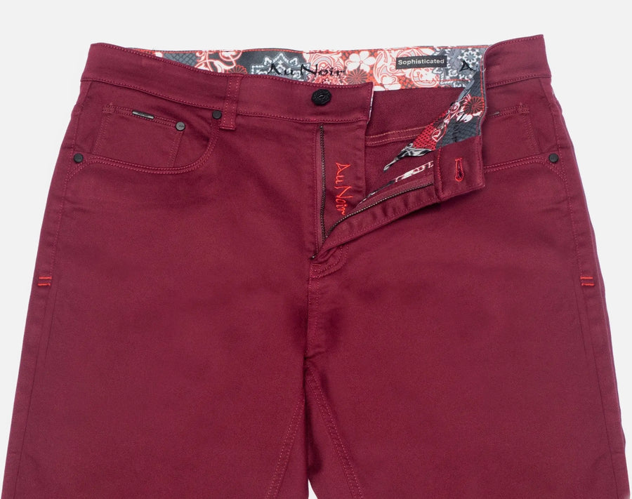 PANTALON | JOHNNY-SKC, burgundy - AU NOIR