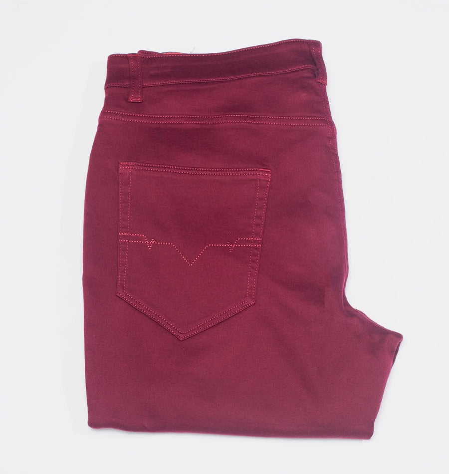 PANTALON | JOHNNY-SKC, burgundy - AU NOIR