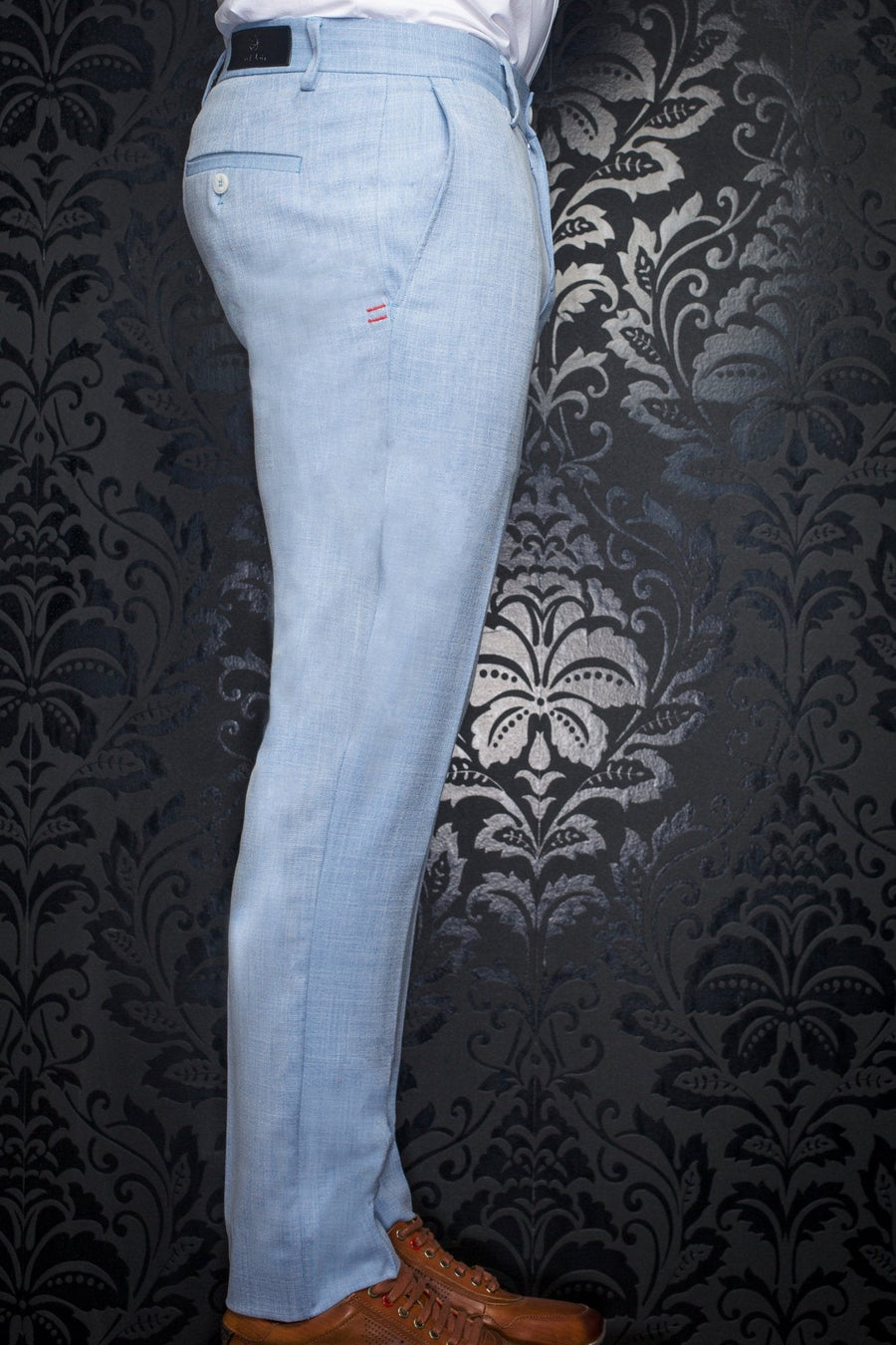 PANTALON | WESSON-LANCASTER, Chambray - AU NOIR