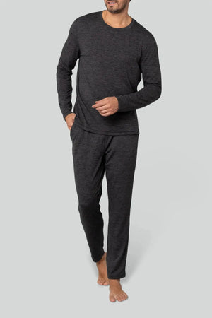 PURE & SIMPLE | Pull on Jogger Black Heather Pure & Simple