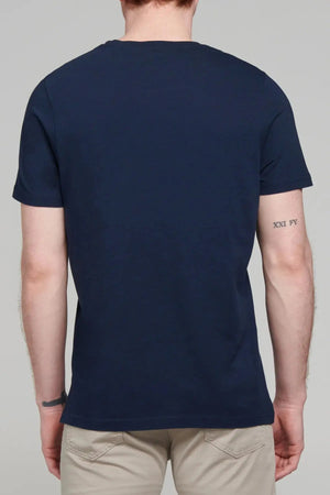 PURE & SIMPLE | Organic Cotton Crew Neck T-Shirt Navy Pure & Simple