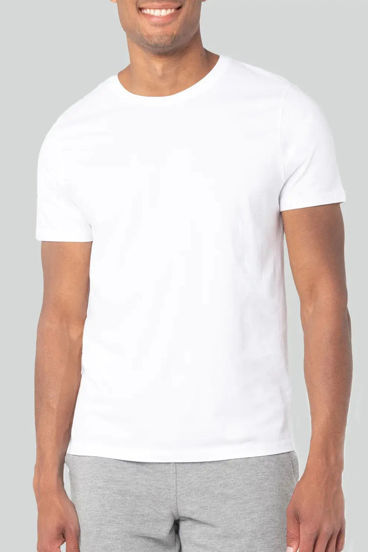 PURE & SIMPLE | Organic Cotton Crew Neck T-Shirt White Pure & Simple