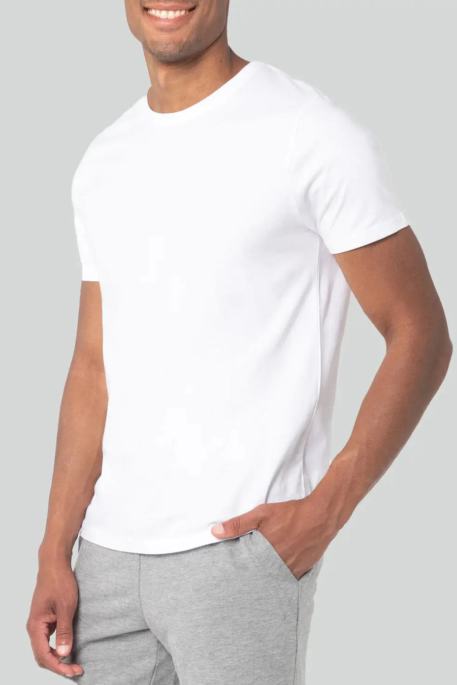 PURE & SIMPLE | Organic Cotton Crew Neck T-Shirt White Pure & Simple