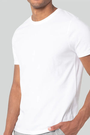 PURE & SIMPLE | Organic Cotton Crew Neck T-Shirt White Pure & Simple