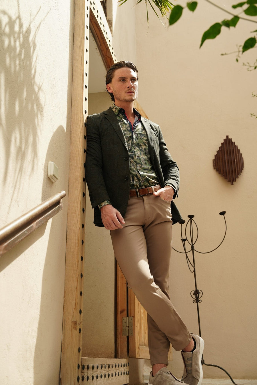 VESTON | BROSNAN, Olive - AU NOIR