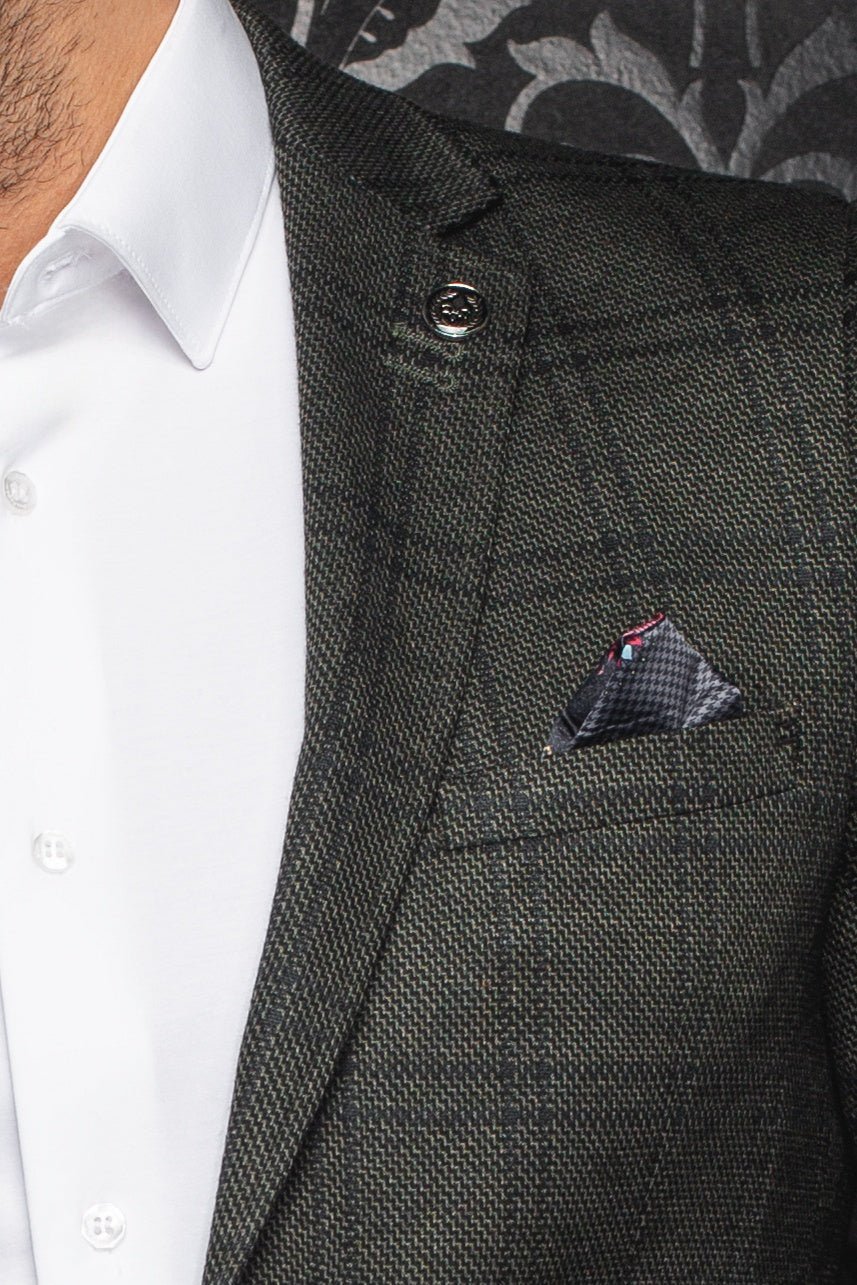 VESTON | BROSNAN, Olive - AU NOIR