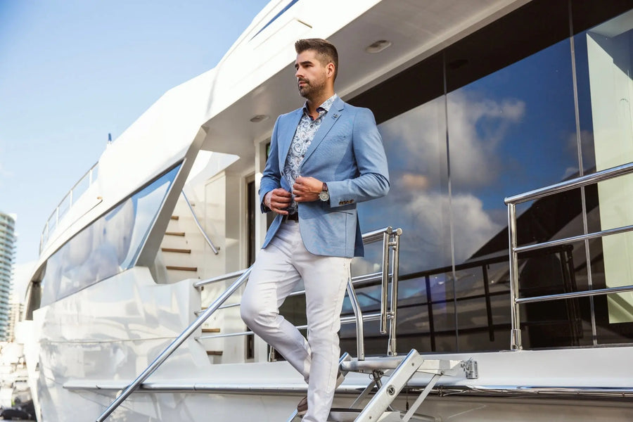 VESTON | GLOVER, Light Blue - AU NOIR