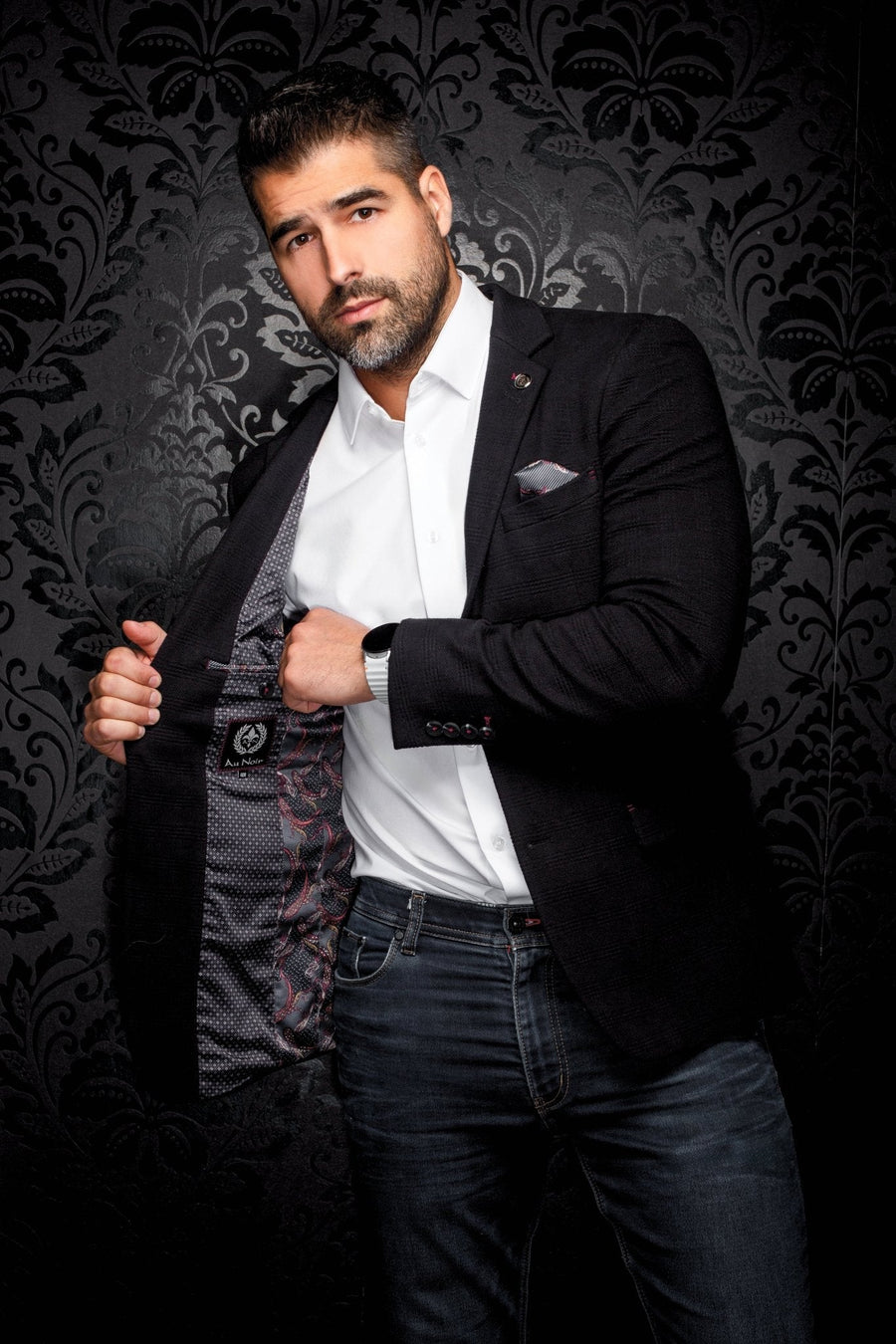 VESTON | HAWKE, Black - AU NOIR