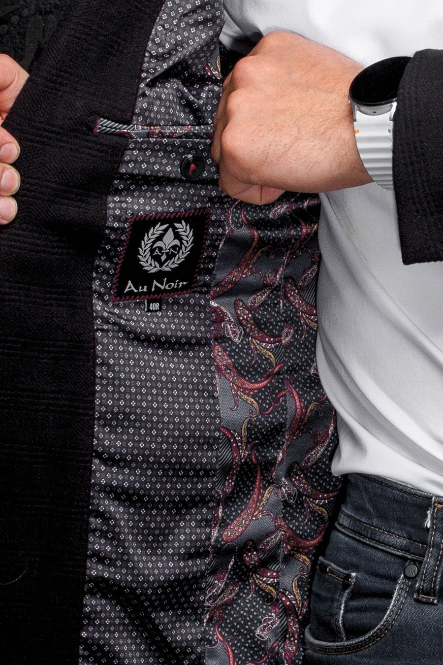 VESTON | HAWKE, Black - AU NOIR