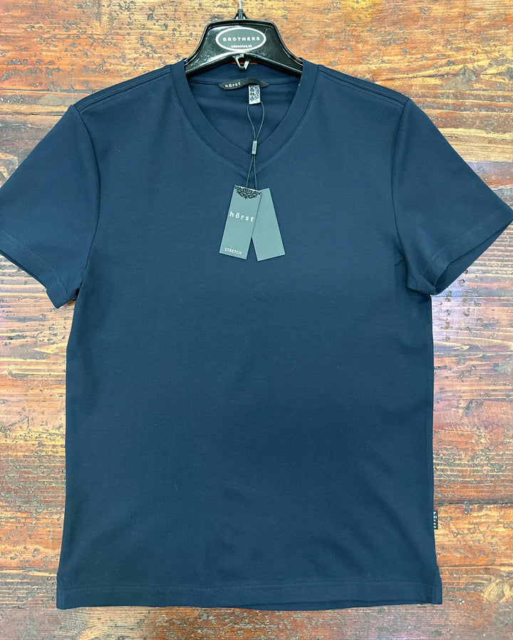 HORST | Basic Tee | V-Neck Navy Horst