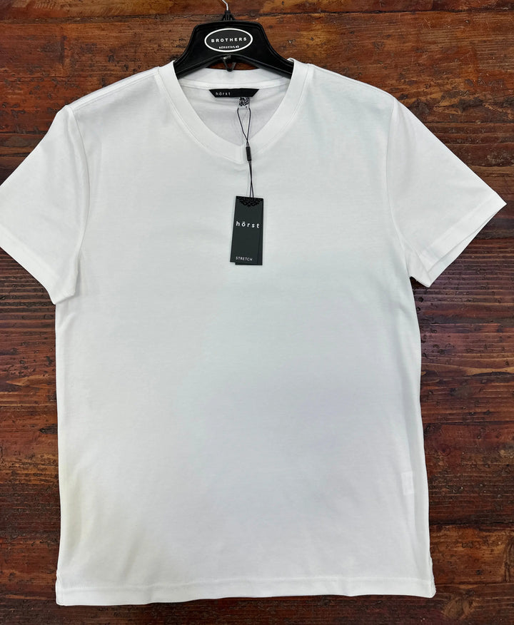 HORST | Basic Tee | V-Neck White Horst