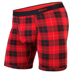 BN3TH | CLASSIC BOXER BRIEF | Fireside Plaid Red Brothers Clothing Co.