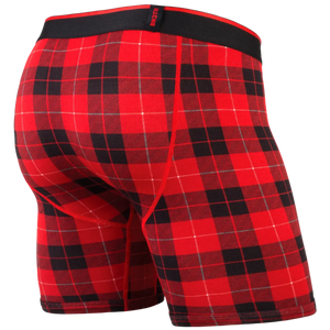 BN3TH | CLASSIC BOXER BRIEF | Fireside Plaid Red Brothers Clothing Co.