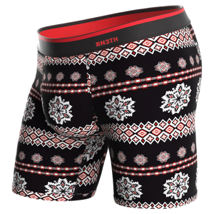 BN3TH | CLASSIC BOXER BRIEF | Frozen Fairisle Red Brothers Clothing Co.