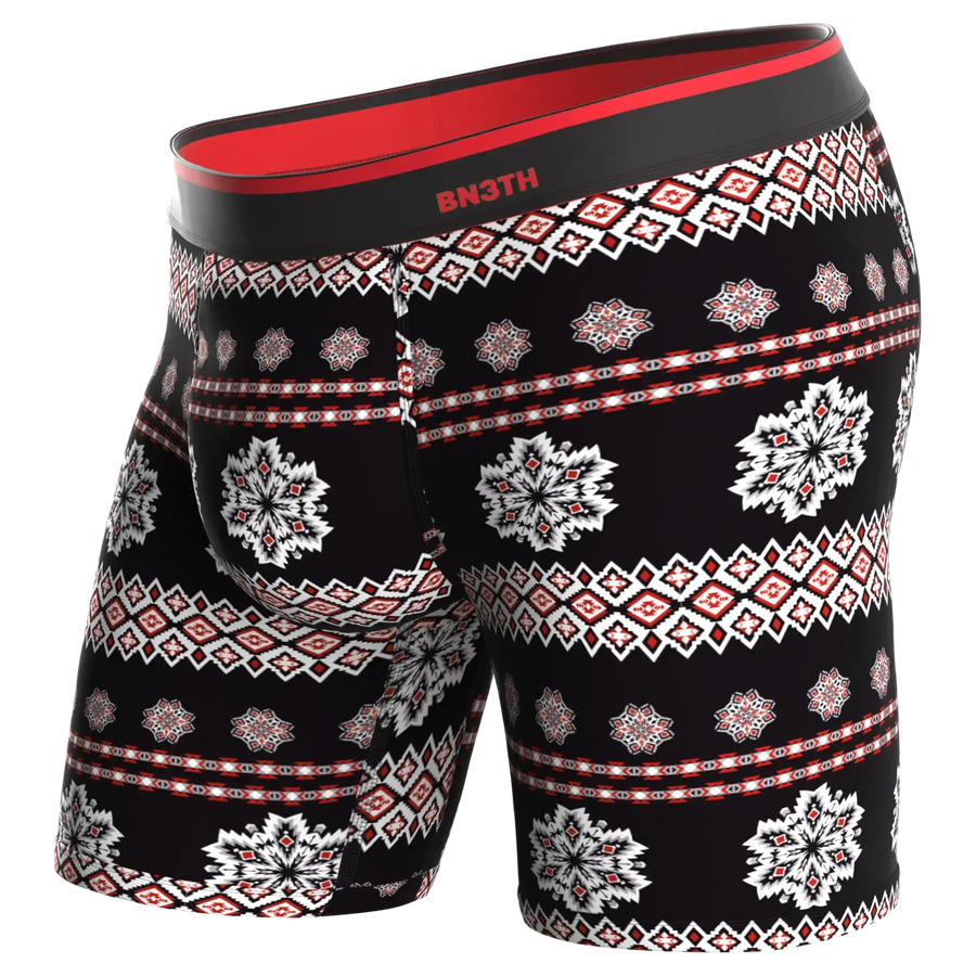 BN3TH | CLASSIC BOXER BRIEF | Frozen Fairisle Red Brothers Clothing Co.