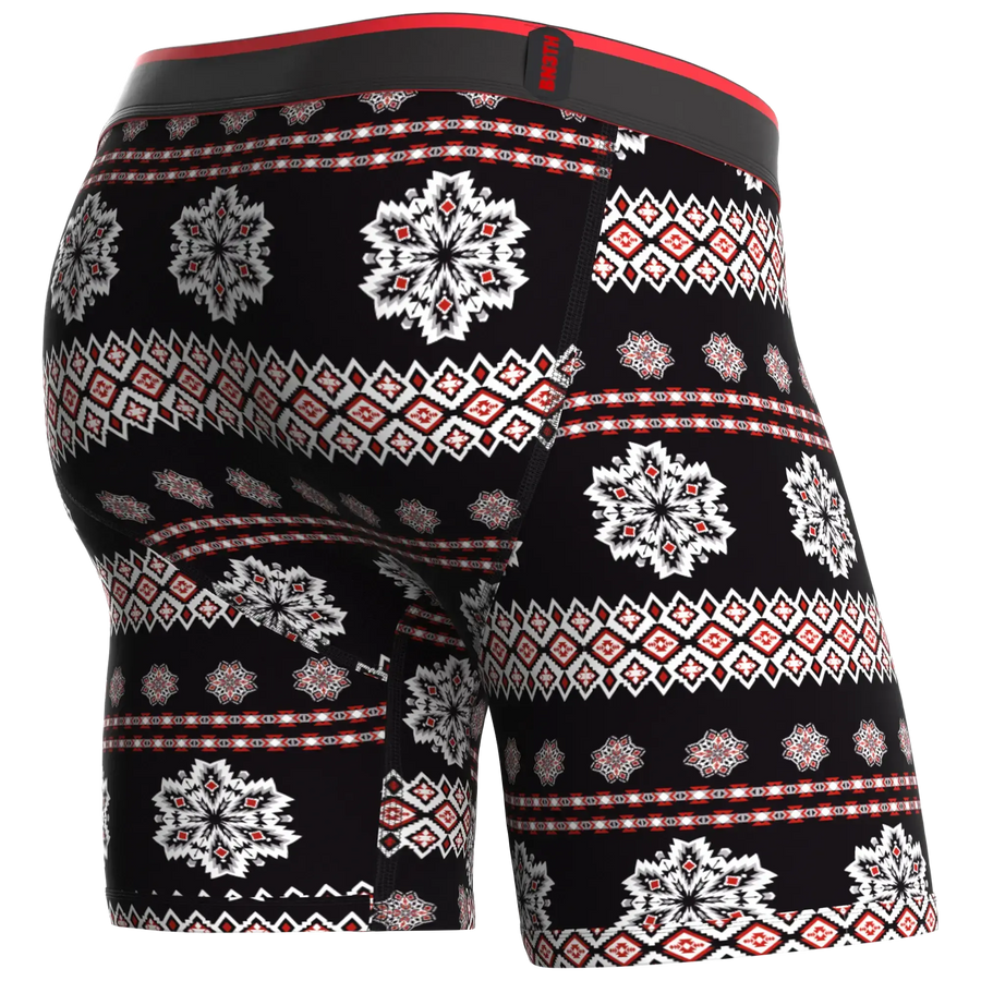 BN3TH | CLASSIC BOXER BRIEF | Frozen Fairisle Red Brothers Clothing Co.